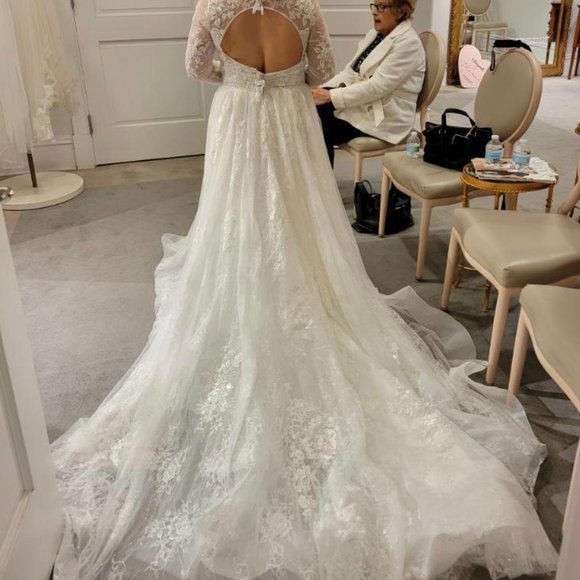 New, never worn Wedding Dress - Picture 2 of 5